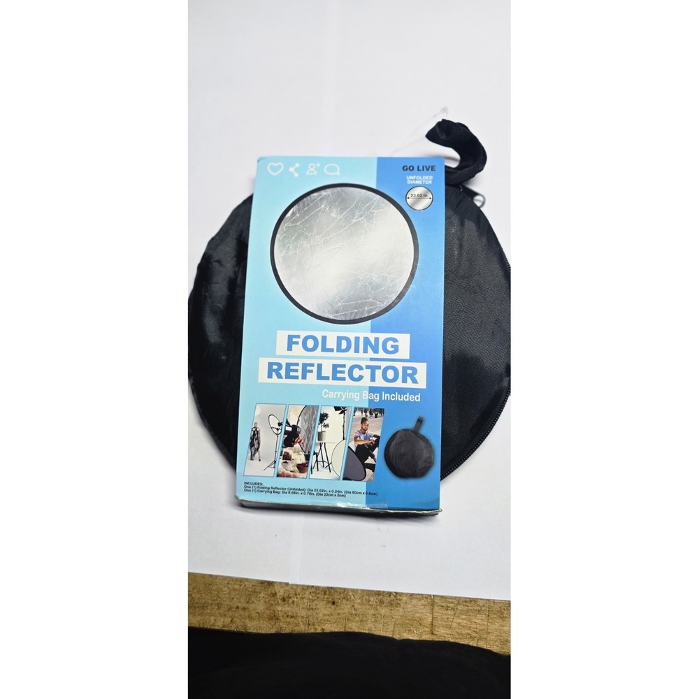 Go Live 23.62 in Diameter Folding Photography Studio Reflect